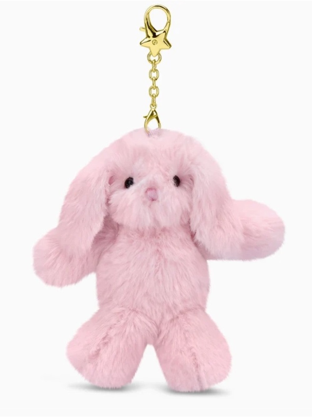 PINK BUNNY CHARM CLIP BAG BUDDY